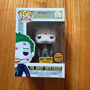 DC Comics Bombshells Joker with Red Kiss Marks - Green Hair & White Face